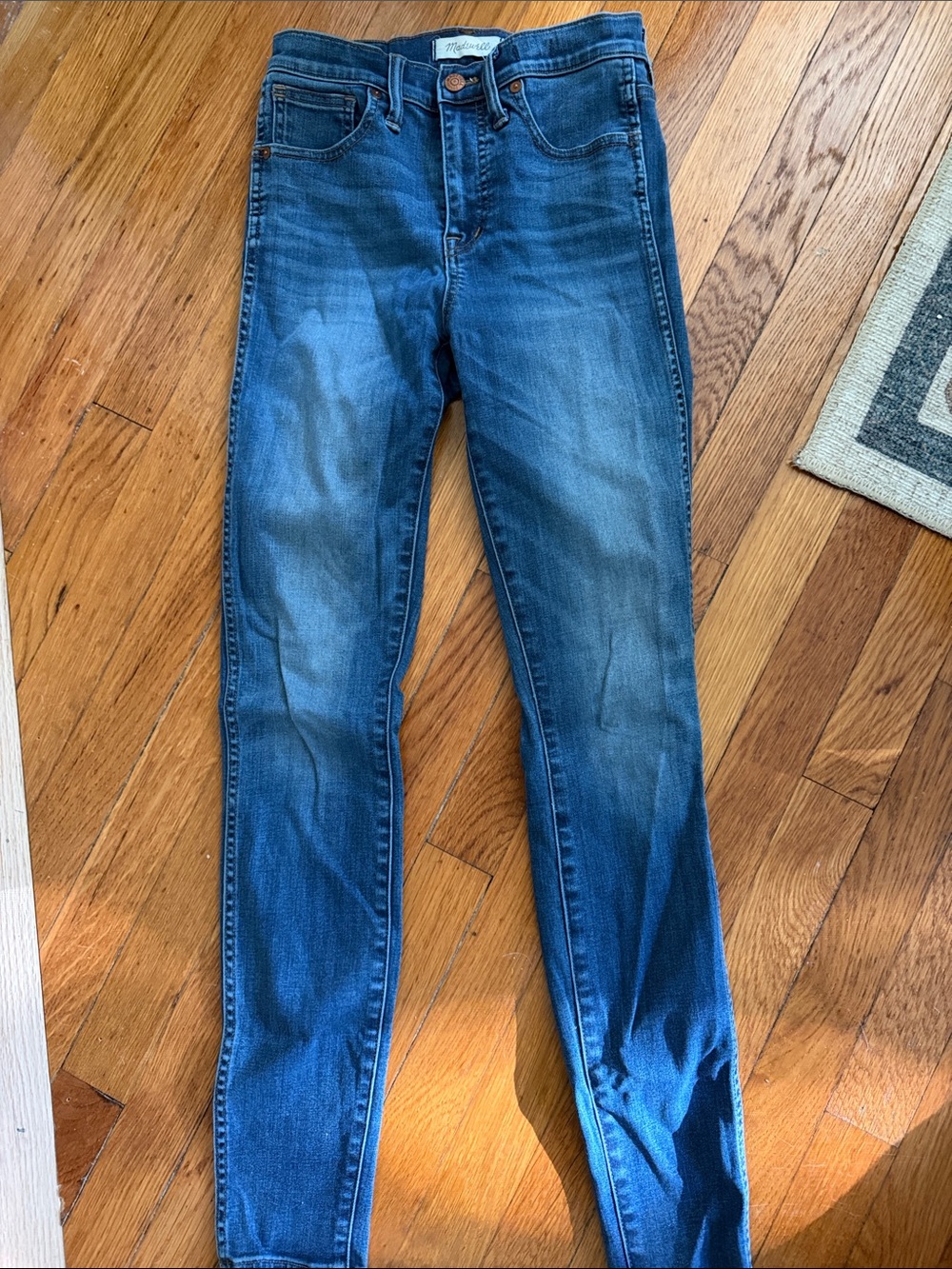 Madewell 10” High Rise Skinny Jeans in Medium Wash